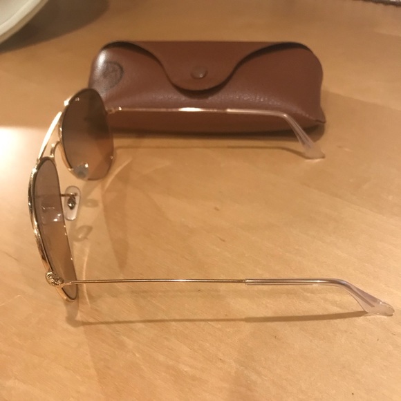 gold ray bans main image 4